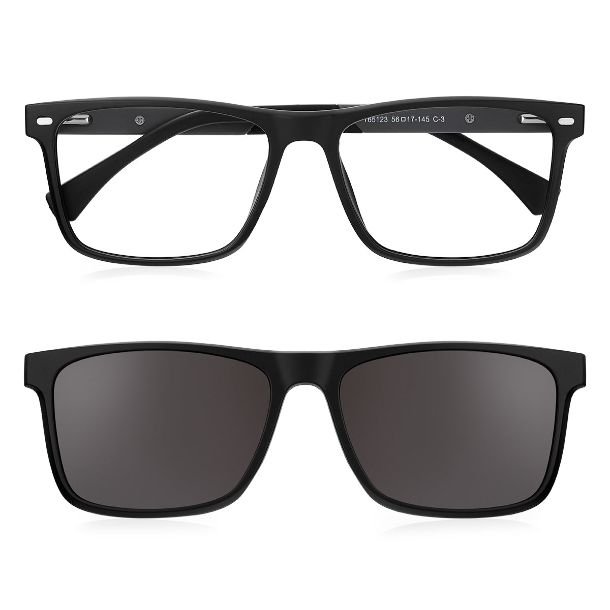 Óculos de Grau Kessy 877 Preto Cinza