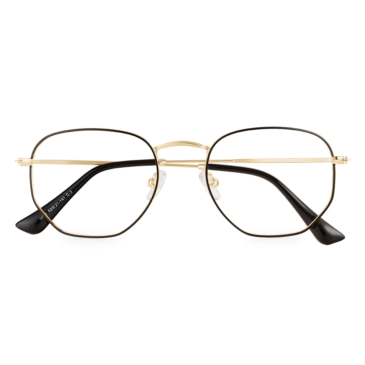 Óculos de Grau Kessy 350 Dourado Preto
