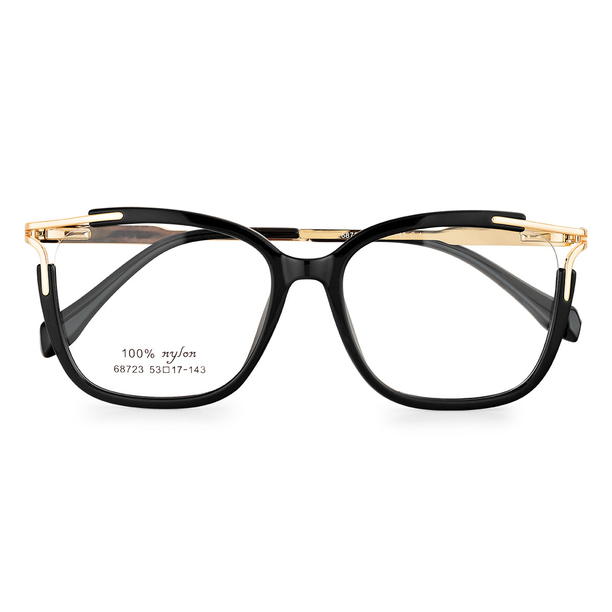 Óculos de Grau Feminino Kessy 125 Pro Glitter Preto