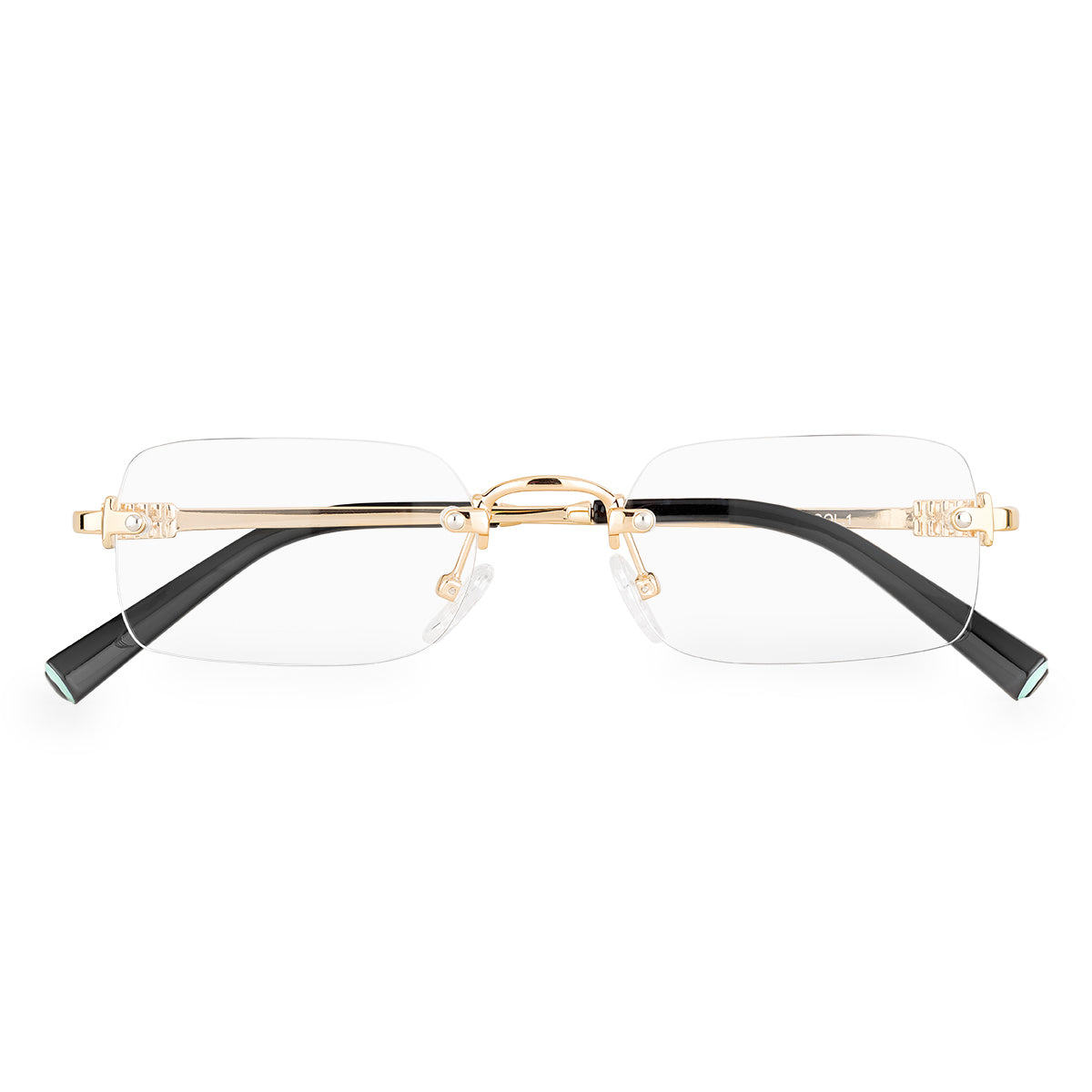 Óculos de Grau Feminino Kessy 212 Dourado Preto