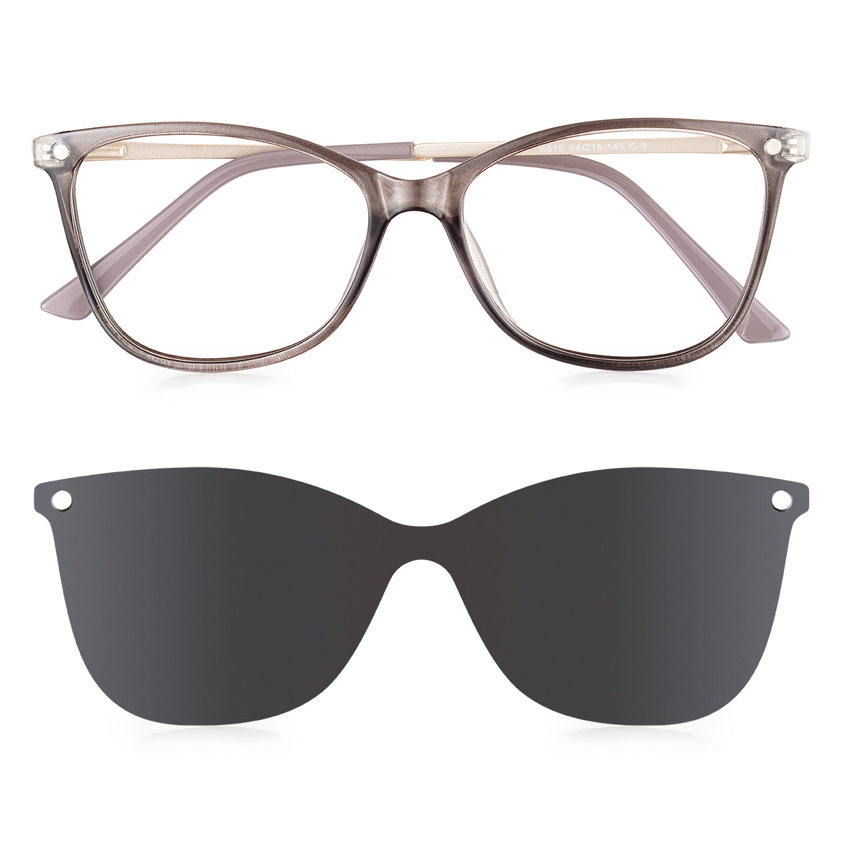 Óculos de Grau Kessy 323 Cinza Cintilante