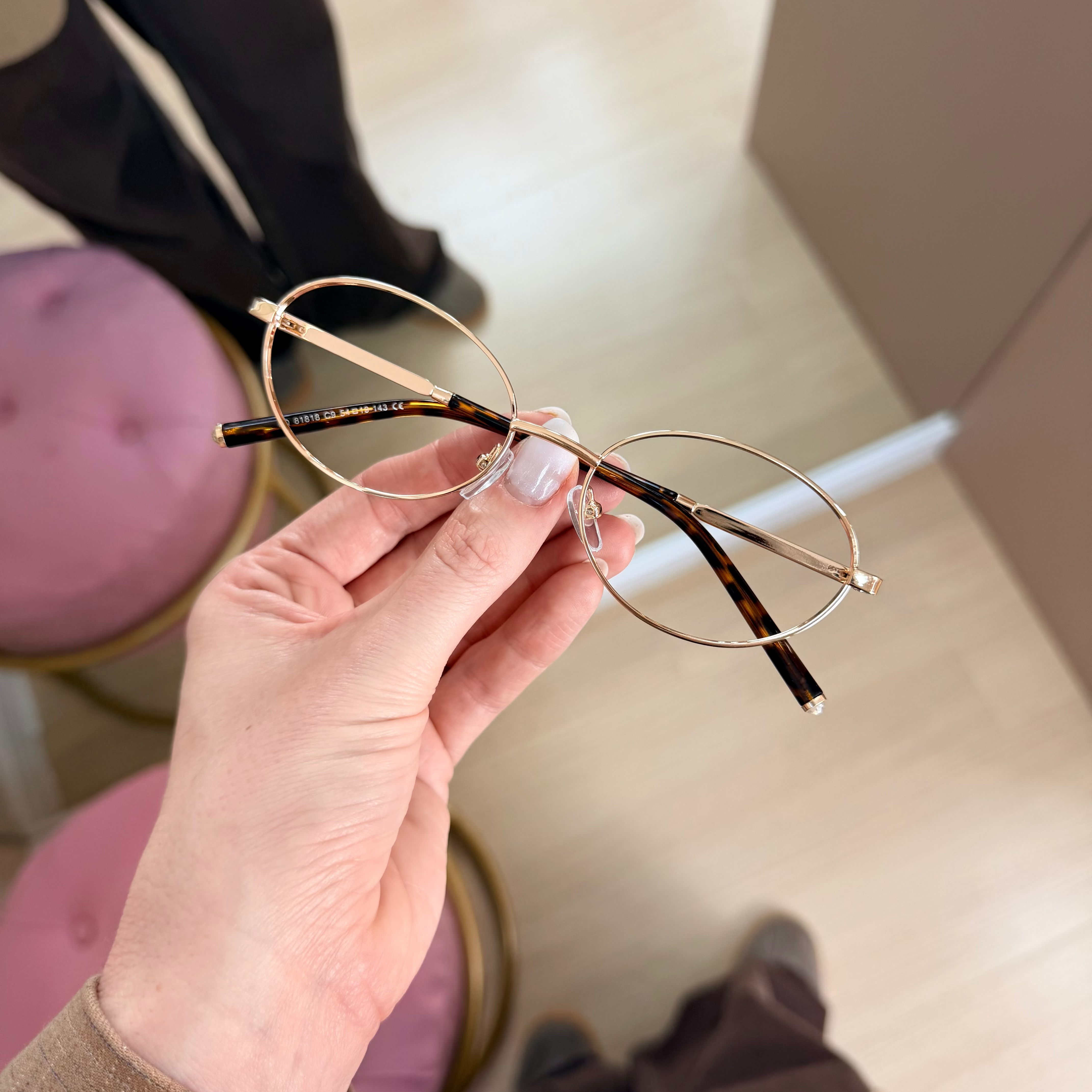 Óculos de Grau  Kessy 348 Dourado Demi