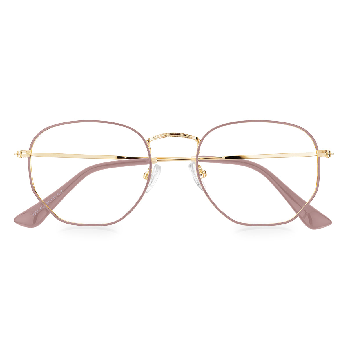 Óculos de Grau Kessy 350 Dourado Rosa
