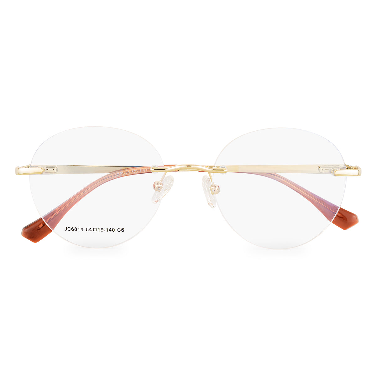 Óculos de Grau Feminino Kessy 476 Dourado Marrom
